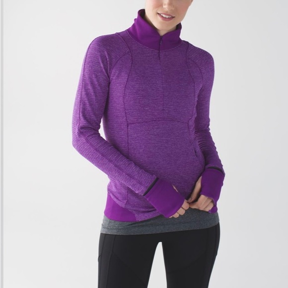 Lululemon Runderful 1/2 Zip
Mini Check Pique Heathered Tender Violet - Picture 1 of 11